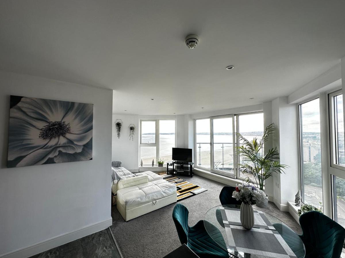 Stunning Ocean & City View Apt Swansea Luaran gambar